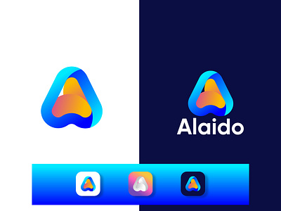 Modern a logo | Alaido app | A letter a a letter a logo a mark abstract app brand identity branding agency colorful logo creative logo flat logo identity designer illustration letter logo logo logo designer logotype minimal logo modern logo symbol