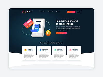 AirCard design website - Work in progress graphic design illustration ui designer uidesign uxdesign vector website