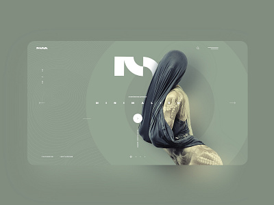 M N N Minimal Landing Page Design Ui / Ux branding creative design design inspiration graphic landing page minimal minimalism ui ux web web design website