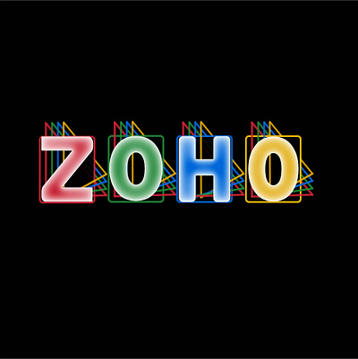 ZOHO logo redesign branding design logo