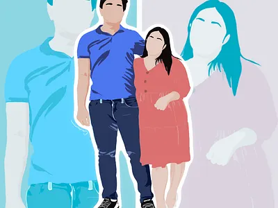 Faceless Art - Procreate: 2nd Attempt art design high quality illustration ipad pro procreate procreate art simple illustration social media vexel art