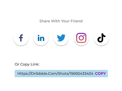 #DailyUI - 10 Social Share 100daysofui dailyui dailyui 010 social share