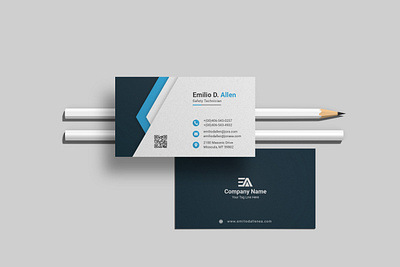 Modern Minimal Business Card Design advertising banner ads brand identity branding business card business card design corporate creative custome design graphic design logo luxury minimal modern print print design professional ui unique