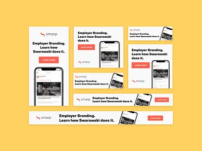 Smarp - Google Display ad design