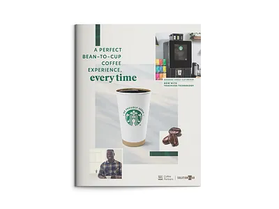 Nestle Coffee Partners Sales Brochure art direction brochure design design editorial design editorial layout