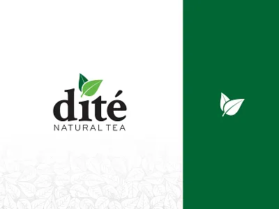 Dite Tea logo branding identity illustration logo