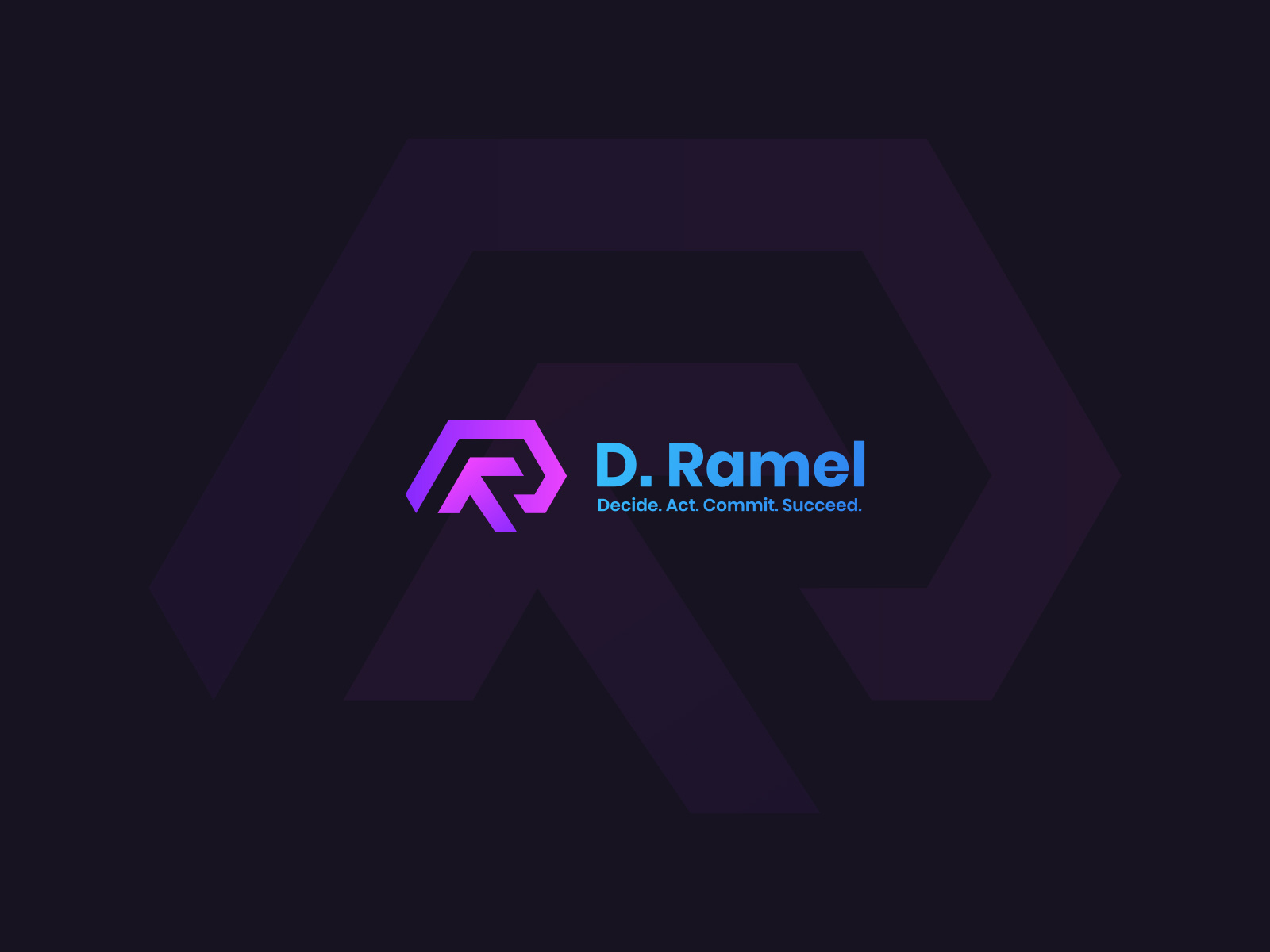D+ R logo design by Workline Design on Dribbble