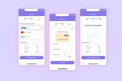 Daily UI #002 Credit Card Checkout dailychallenge design ui