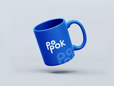 Mug Mockup | Popok Animation Studios brand brand design brand identity brandidentity branding branding design corporate identity design flat icon logo logo design logodesign logodesigner logotype minimal mockup modern mug