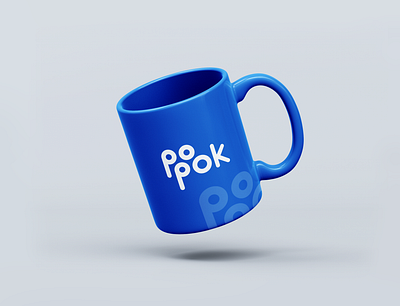 Mug Mockup | Popok Animation Studios brand brand design brand identity brandidentity branding branding design corporate identity design flat icon logo logo design logodesign logodesigner logotype minimal mockup modern mug