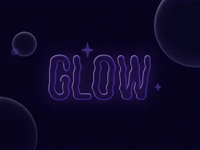 Glow | Lettering design graphic design illustration lettering lettering artist lettering logo logo