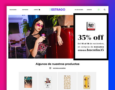 Web Banner - Estrago art direction banner design design photography webbanner