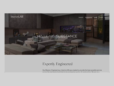 Transition Pages | InteriorLAB™ animation minimal ui uidesign ux web website