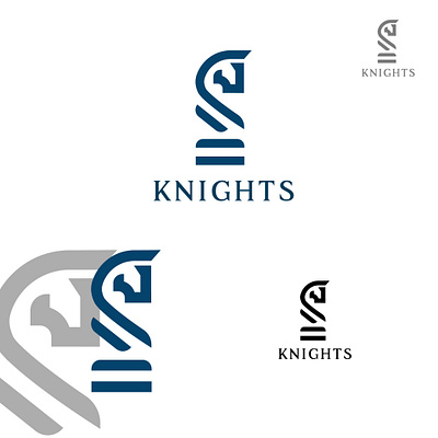 KNIGHTS branding design flat illustration illustrator logo minimal vector