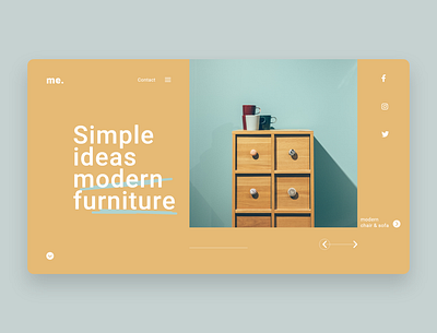 Furniture Website UI design Concept furniture website design furniture website design trends minimal website design simple website design ui ui design ui ux user interface design website concept website design