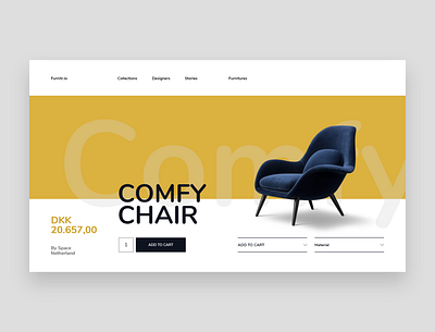 Furniture Website Design Concept furniture template design furniture website design ui ui design ui ux user interface design website concept website design