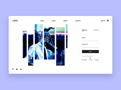 Website Login Page UI Design Concept best login ui design landing page login page ui web login screen ui web login ui design ui ui design ui ux user interface design website concept website design