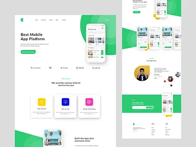 Landing Page Design Concept design landing page landing page concept landing page design landing page template landing page ui ui ui design ui ux user experience design user interface design website concept website design