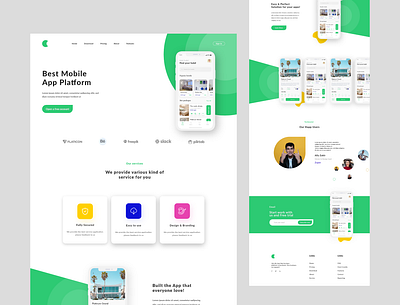 Landing Page Design Concept design landing page landing page concept landing page design landing page template landing page ui ui ui design ui ux user experience design user interface design website concept website design