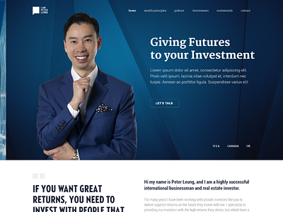 I AM PETER LEUNG WEBSITE design ui ux uxdesign web web design website