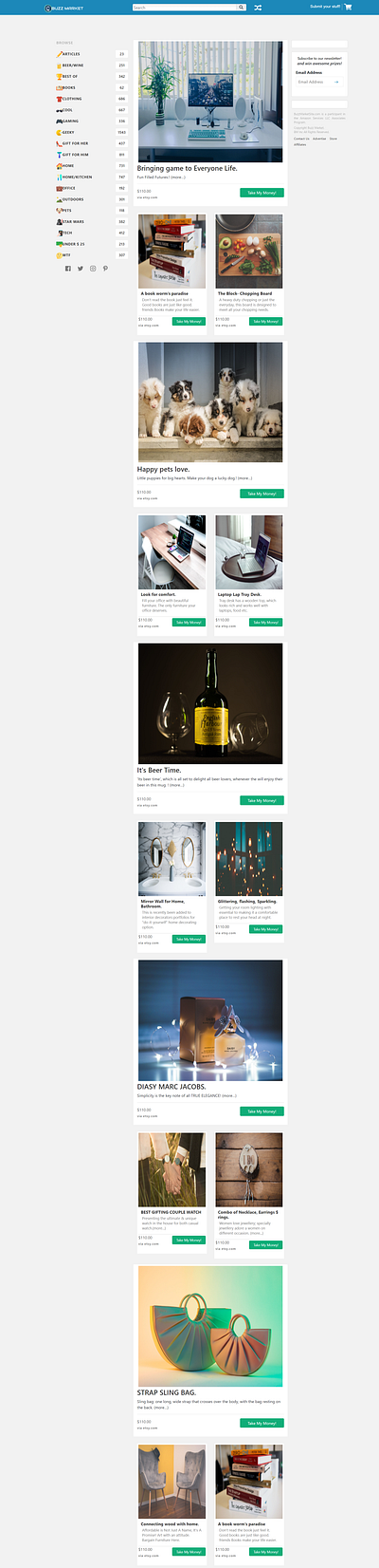 http://buzzmarket.infy-technology.com/ landingpage product