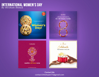 International Women's Day Poster Design international womens day poster design social media design womens day womens day desogn