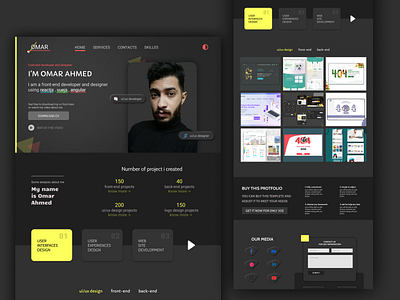 Portfolio Design app design personal portfolio portfolio design portfolio page portfolio site portfolio website ui ui ux ui design uidesign uiux userinterface ux web web design webdesign website website design