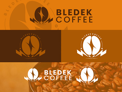 bledek coffee design logo logodesign logotype minimal typography
