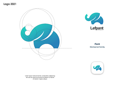 lefpant logo animation app branding design icon illustration logo logo design logotype typography