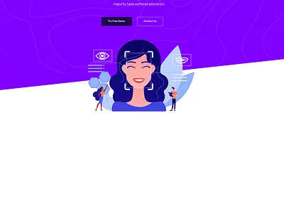 Security Business Website Design clean design flat illustration illustration agency ui web web design