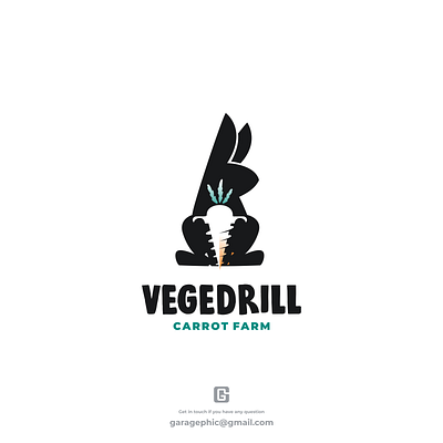 vegedrill logo brand branding design illustration logo logodesign vector