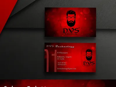 DVS Business Card branding concept design flat icon illustration logo logos photoshop ui