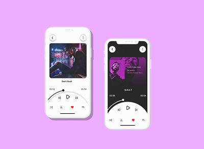 Music player concept music player app music player ui uidesign uiux