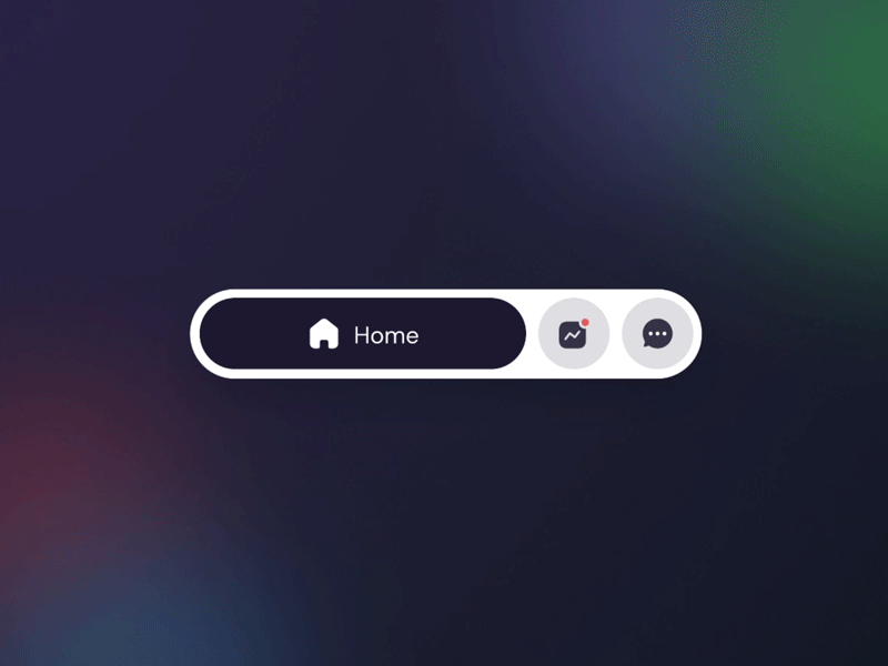 Animated Bottom Tap Bar animated gif app dribbble gif mobile mobile app mobile design mobile ui navigation navigation bar tap bar ui