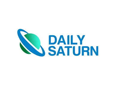 Daily Saturn Website Logo app app logo design brand brand identity branding branding and identity icon logo design package design