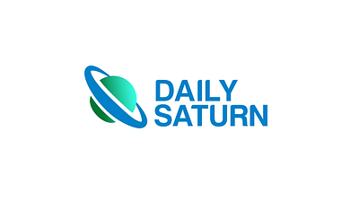 Daily Saturn Website Logo app app logo design brand brand identity branding branding and identity icon logo design package design