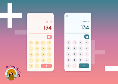 Calculator App DailyUI adobexd app dailyui design minimal typography ui uidesign ux