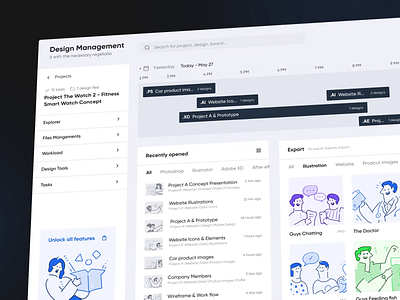 Design Management App for Designer app app design application design clean dashboard app design illustration interaction design interactive interfacedesign jak minimal ui uidesign uiux uiuxdesign userinterface ux uxdesign uxuidesign