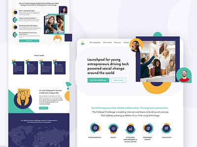University Nonprofit Website_Fishbowl Challenge business challenge competition nonprofit social impact university web design web development web ui website website design