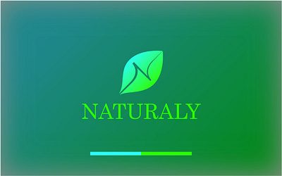 NATURALY LOGO branding leaf logo logo design logos nature logo