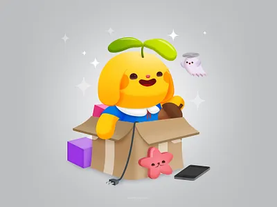 Critters Business character design critter cute illustration kawaii kidlitart vector