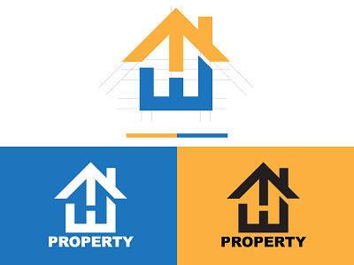 LOGO PROPERTY architechture exterior logo exterior logo house logo interior logo property logo realestate logo