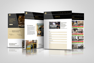 Web redesign for splendid furniture design ui ux web