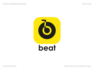 Beat - Music Streaming Startup #dailylogochallenge beat brand design branding dailylogochallenge dailylogochallengeday9 logo music music streaming startup