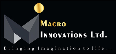 Macro Innovations logo branding design illustration logo ui