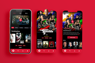 Movie Streaming App Ui app app design graphicdesign livestream mobile mobile app mobile app design mobile ui mobileapps movie app movie streaming product design streaming app ui ui ux uiux uiuxdesign uxui uxui design uxuidesign