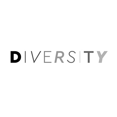 Diversity Typography 36 days of type abstract adobe art black brand identity branding design minimal minimalist simple typography vector