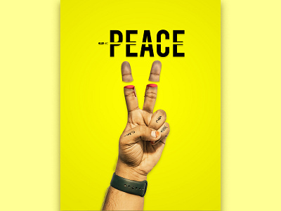 Break The Peace graphic design minimal