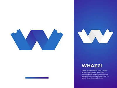 Whazzi Logo app icon logo app logo app logo icon booking app logo brand identity branding branding design gradient logo letter logo letter logo design letter logo mark letter w logomark logotype ticket app ticket logo ui ux web logo website whazzi