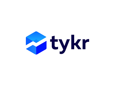 TYKR approved logo amalysis b2b branding data digital platform education fintech icon investing logo logo design logomark logotype mark progress saas software symbol tech technology